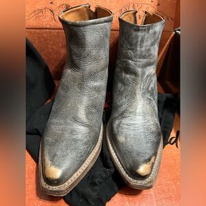Freebird Blueish Silver (Ice is listed color on box) Western Ankle Boots